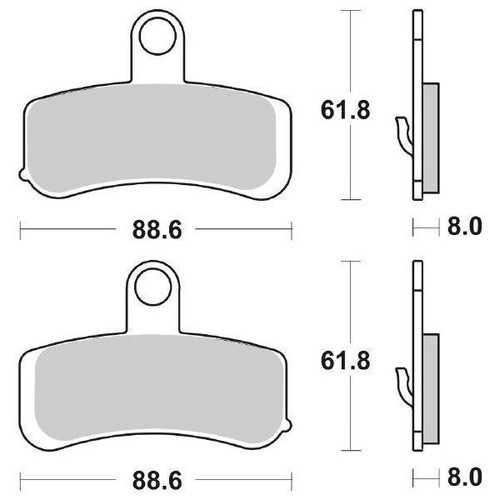 Set pastiglie freno - pastiglie, per