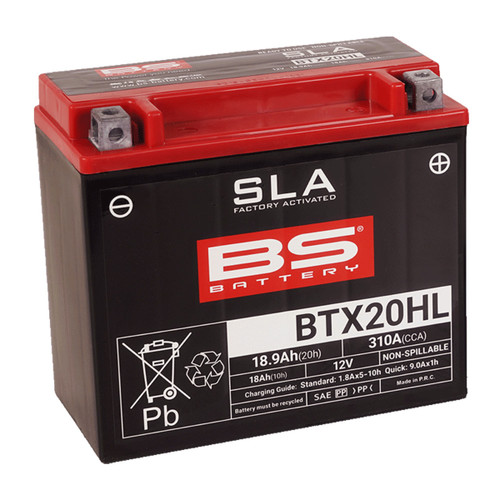 Batteria sla btx20hl harley - bs,