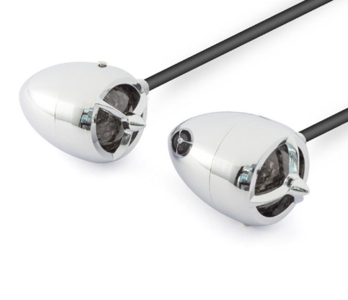 Indicatori led cromati - led, per